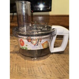 Cuisinart Food Processor FP-9 White Work Bowl FP-9WB & Lid FP-9WBC w/ Blades